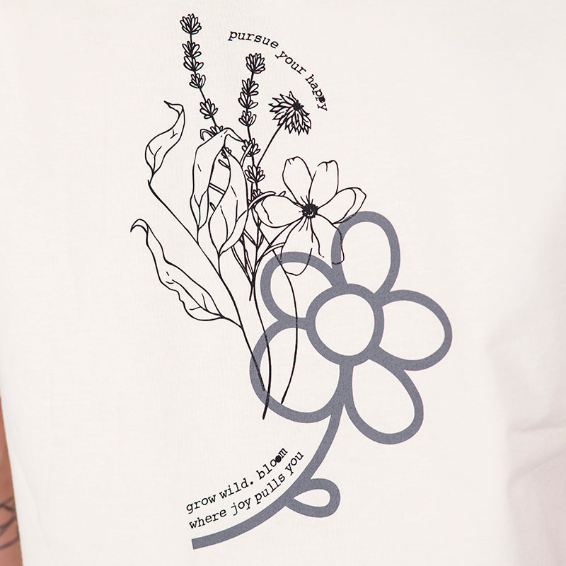 The 'Happy Bloom' Tee