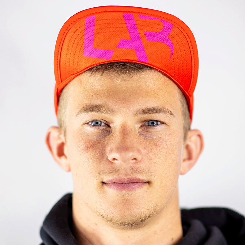 The 'Smiles & Miles' Pink Camper Hat