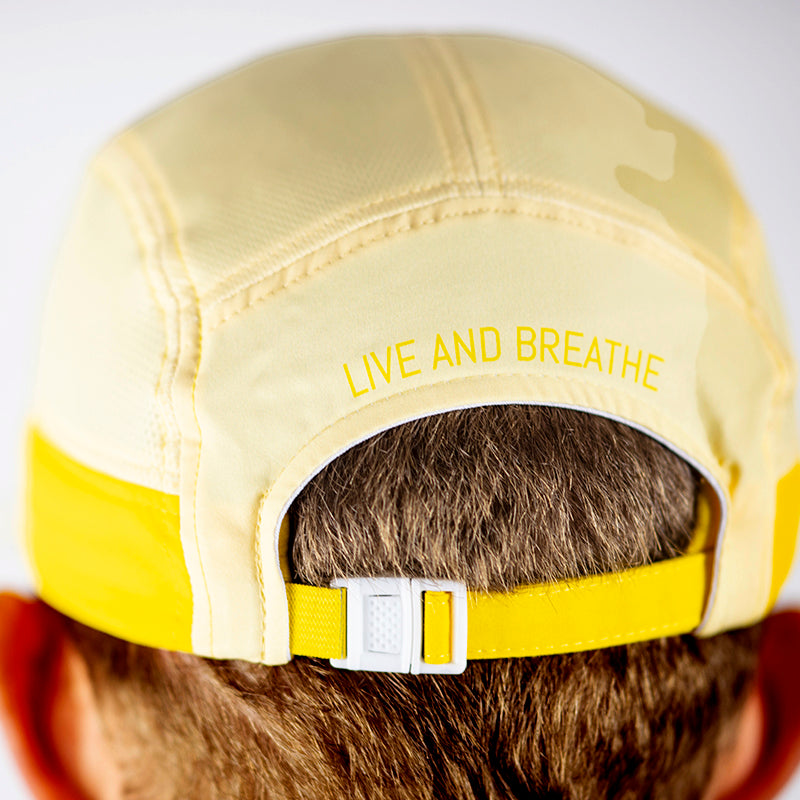 The 'Smiles & Miles' Yellow Camper Hat