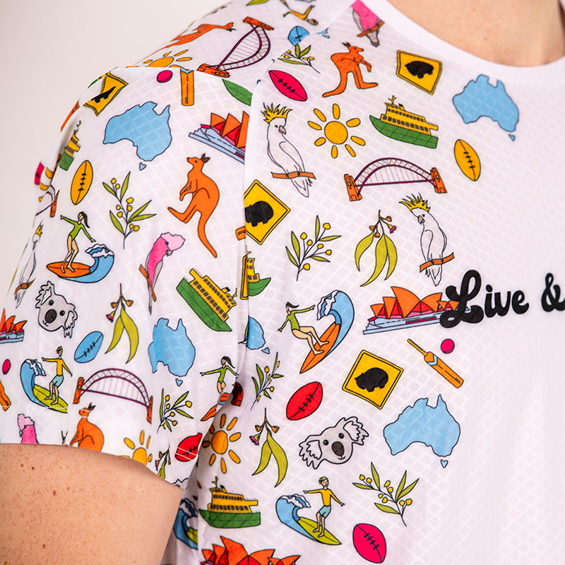Aussie Icons Men's Tech Tee