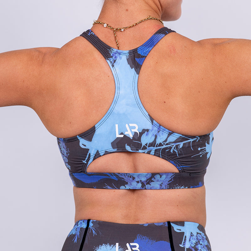 Floral Ice Open Back Pace Crop