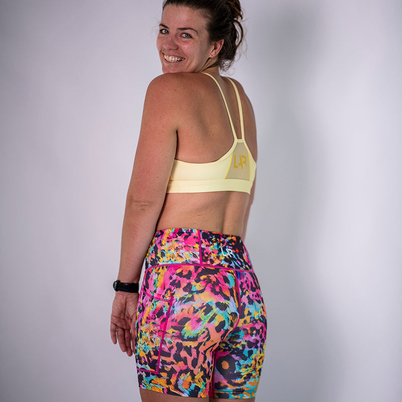 Hyper Leopard Seamless Mid-Thigh Shorts