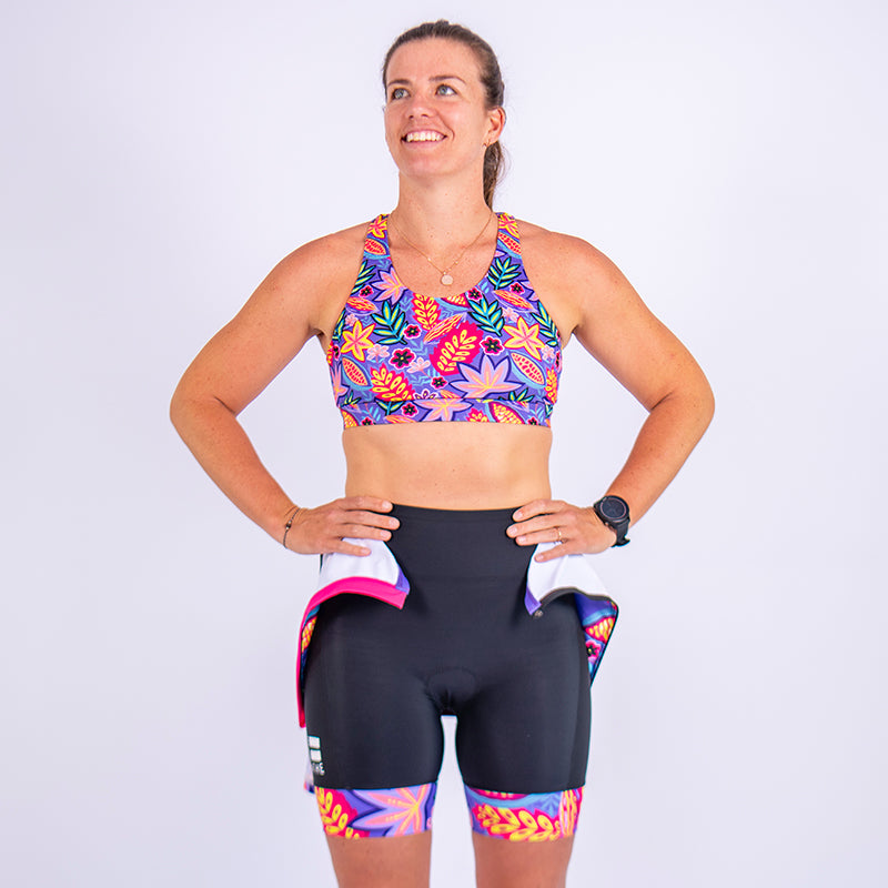 Purple Reign Women's Sleeve Tri Suit