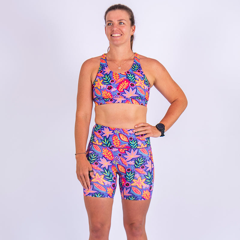 Purple Reign Seamless Mid-Thigh Shorts