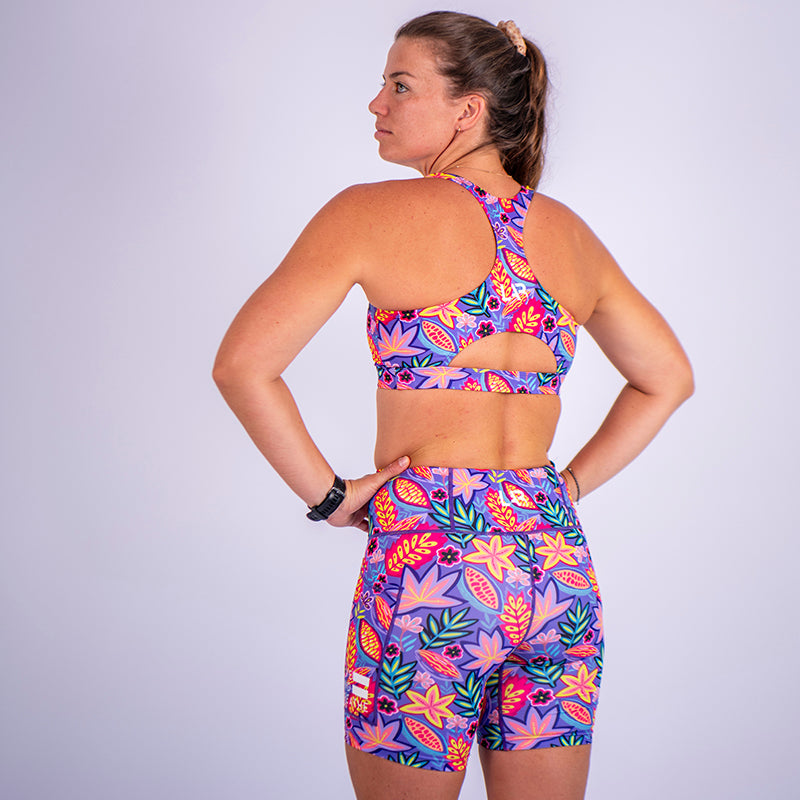 Purple Reign Open Back Pace Crop