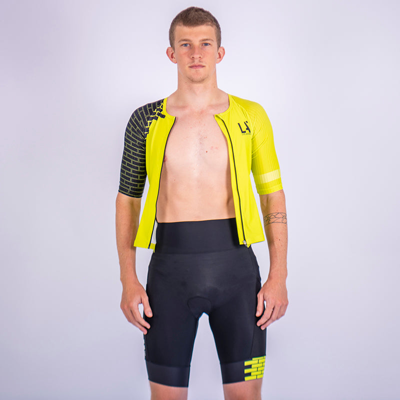 Lellow Men's Sleeve Tri Suit