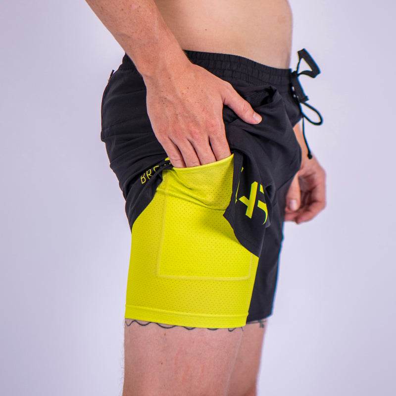 Lellow 2-in-1 Men's Run Shorts