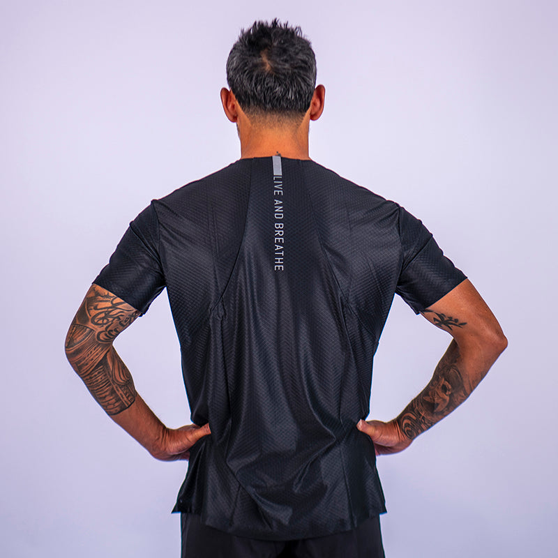 Black Men's Tech Tee