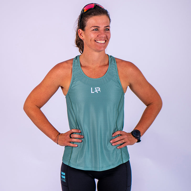 Olive Women's Run Singlet
