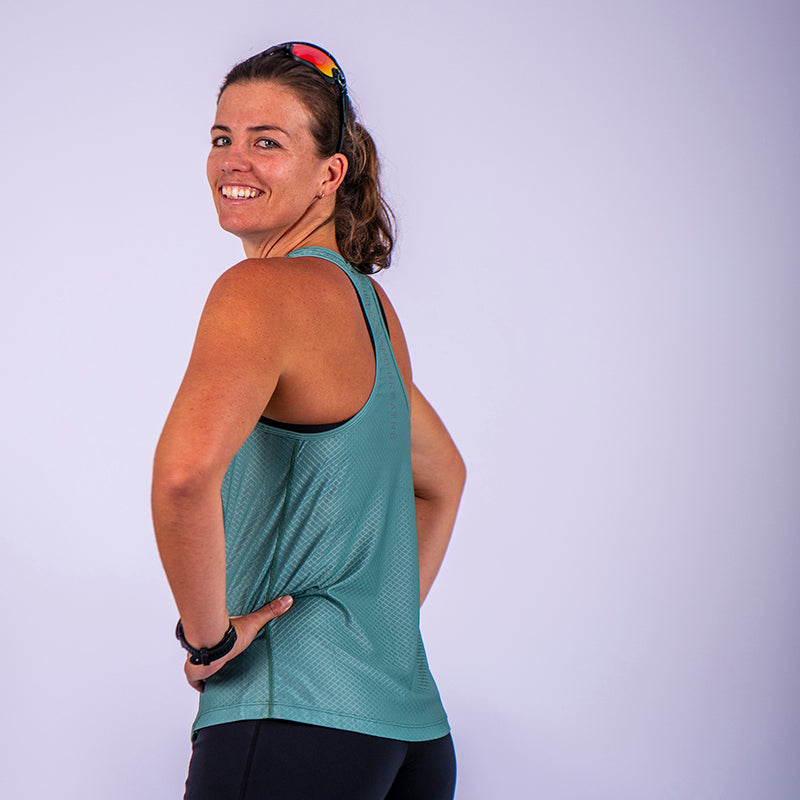 Olive Women's Run Singlet