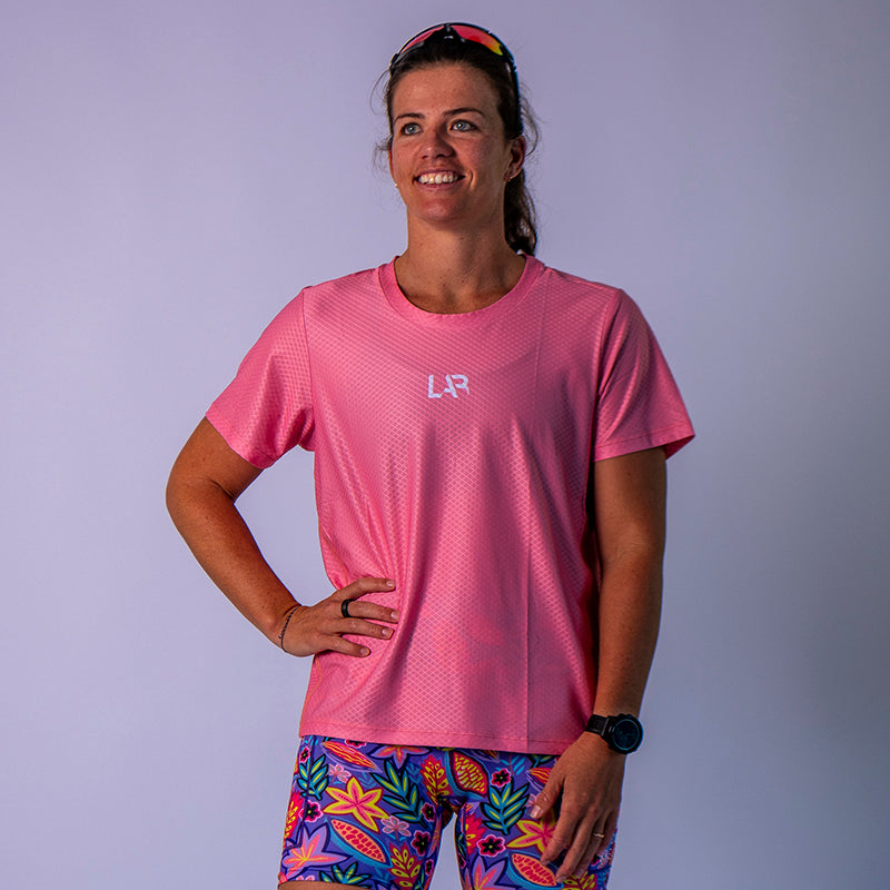 Dusty Rose Women's Tech Tee