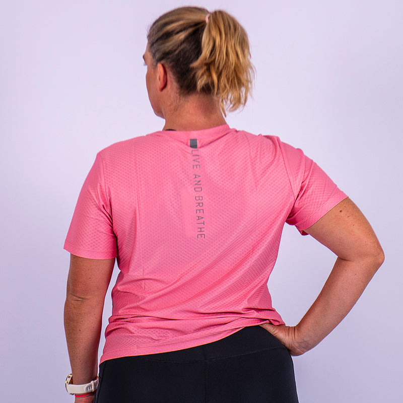 Dusty Rose Women's Tech Tee