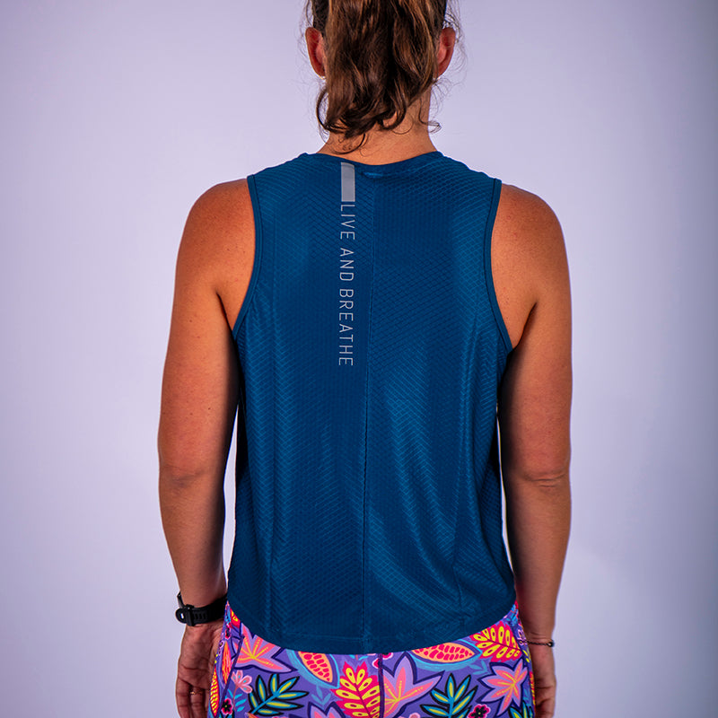 Teal Limitless Run Tank