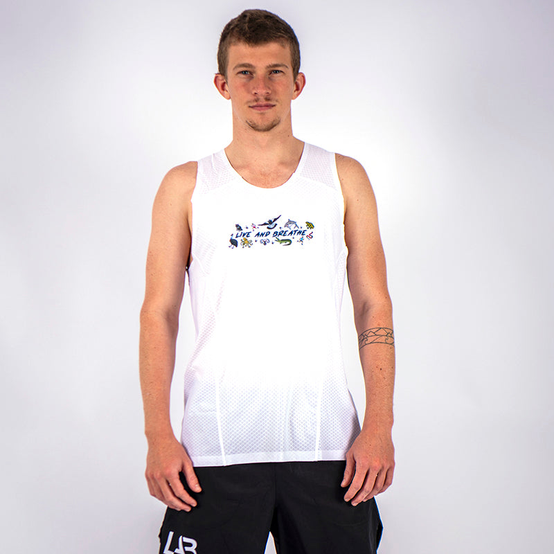 Dangerous Icons Men's Velocity Run Tank