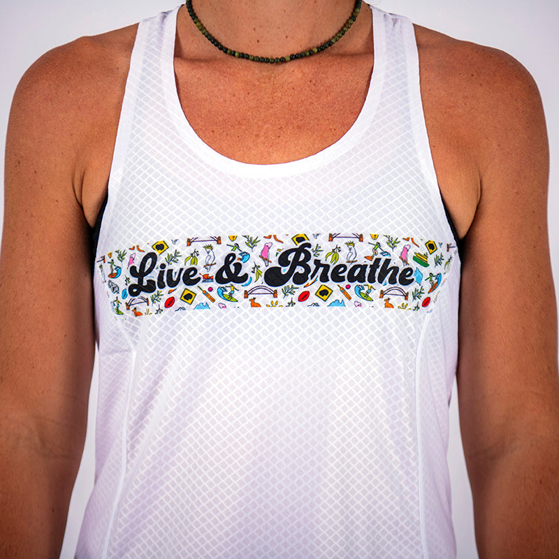 Aussie Icons Velocity Run Singlet