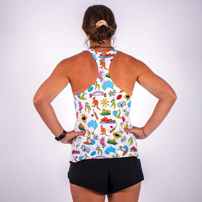 Aussie Icons Velocity Run Singlet