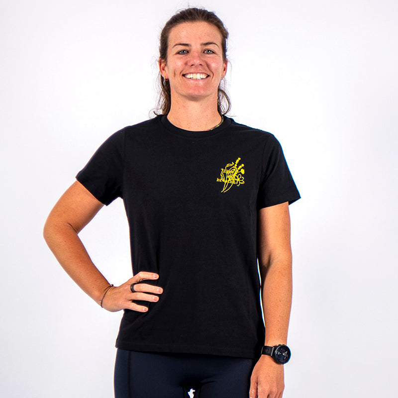The 'Bloom' Tee - Women's Black