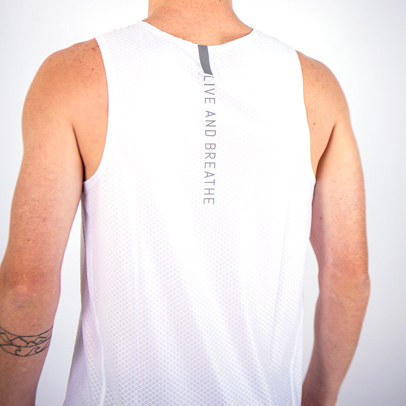 White Men's Velocity Run Tank