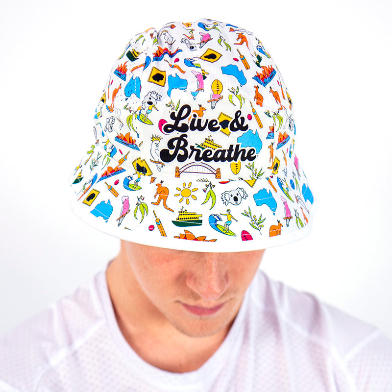 The 'Aussie Icons' Bucket Run Hat