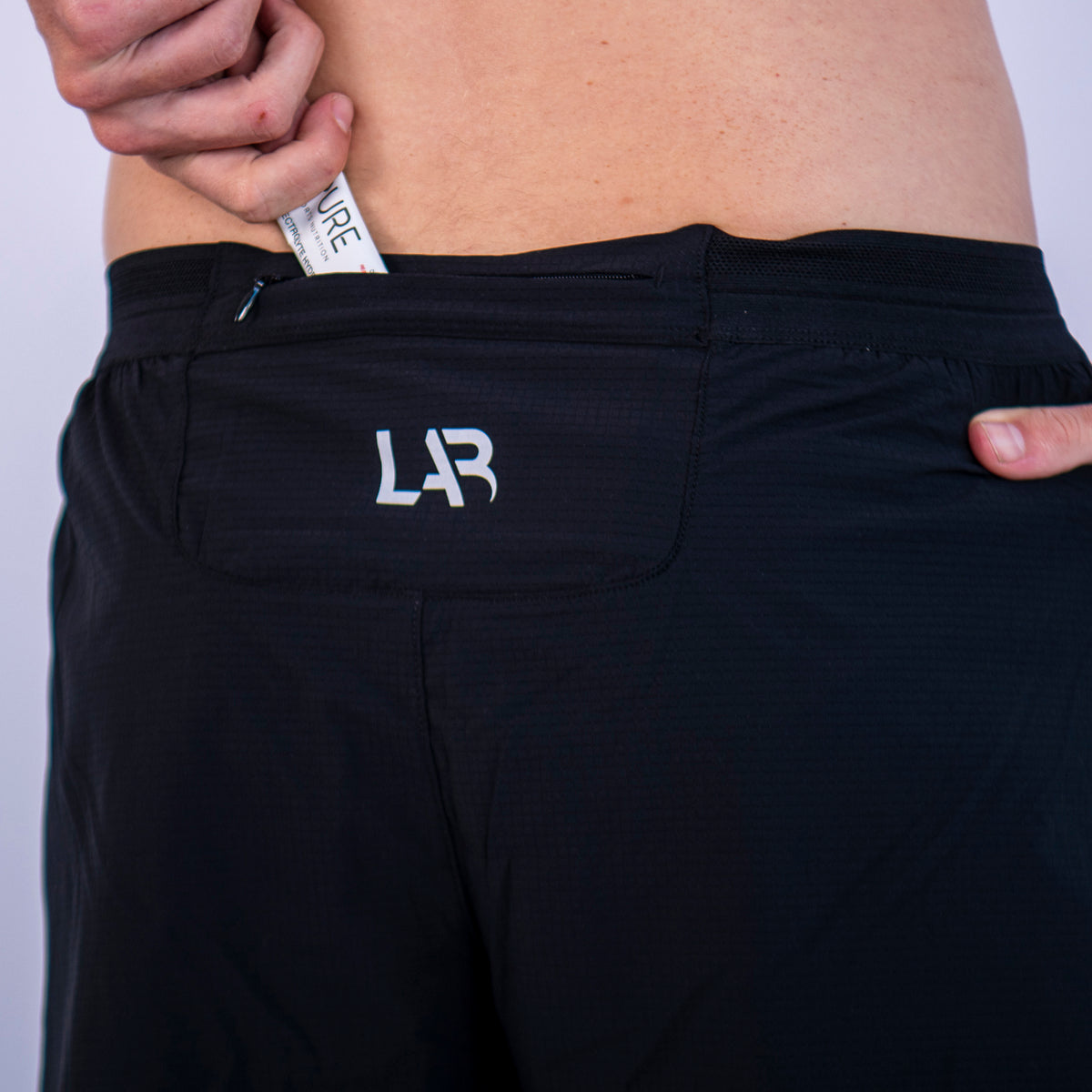 Velocity Men's Black Run Shorts