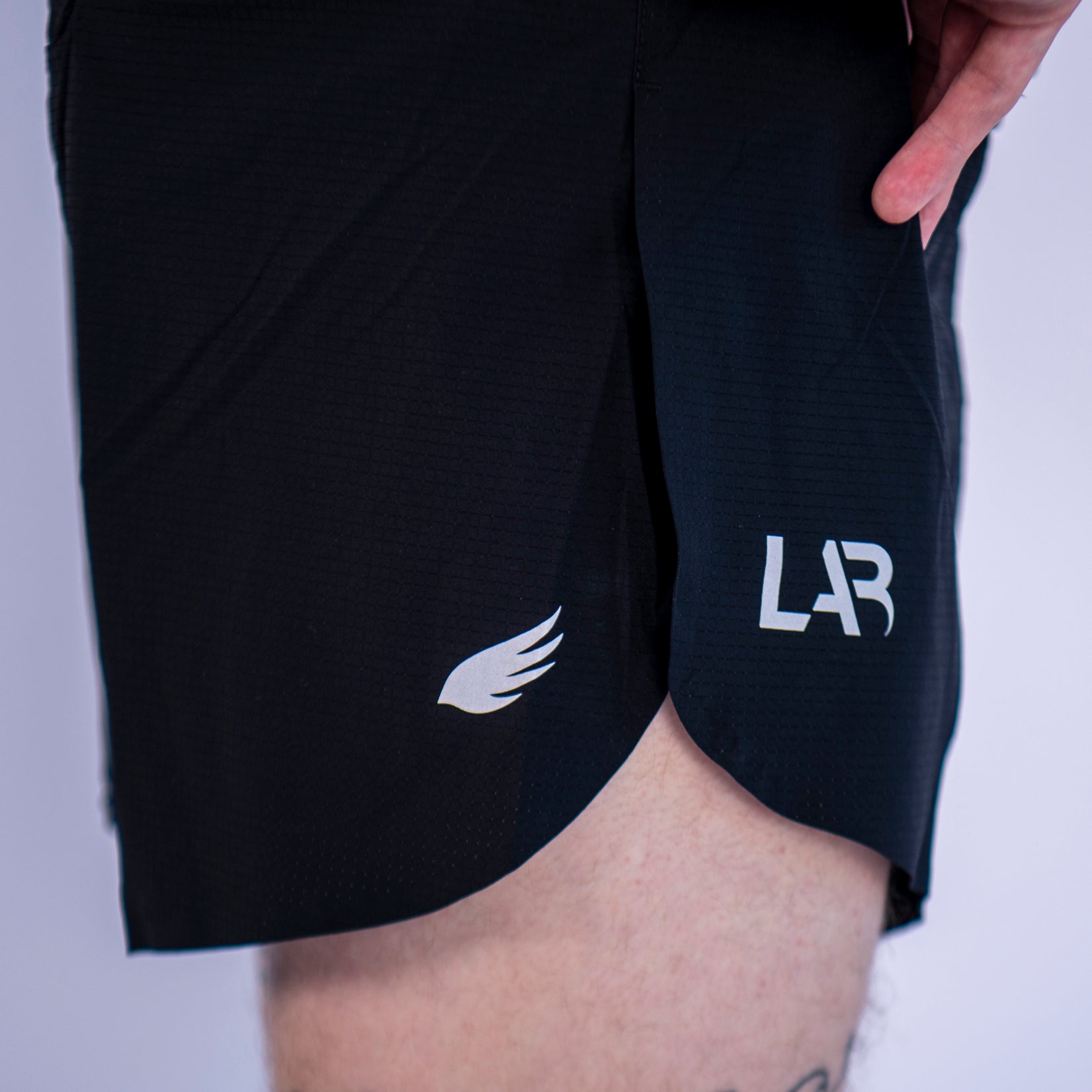 Velocity Men's Black Run Shorts