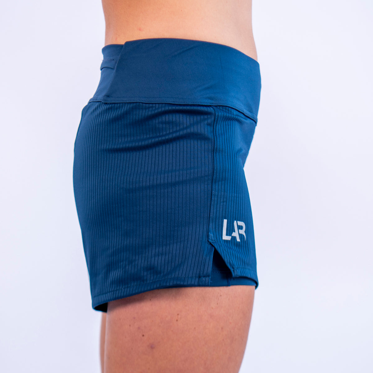 Navy 2-in-1 Women's Run Shorts