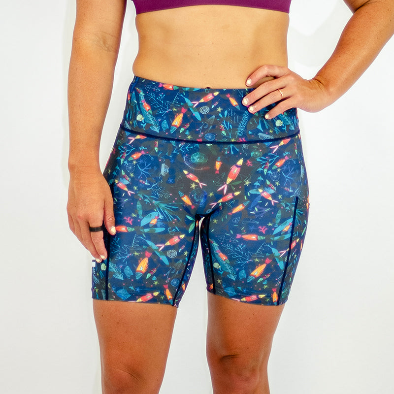 Reef Seamless Mid Thigh Shorts