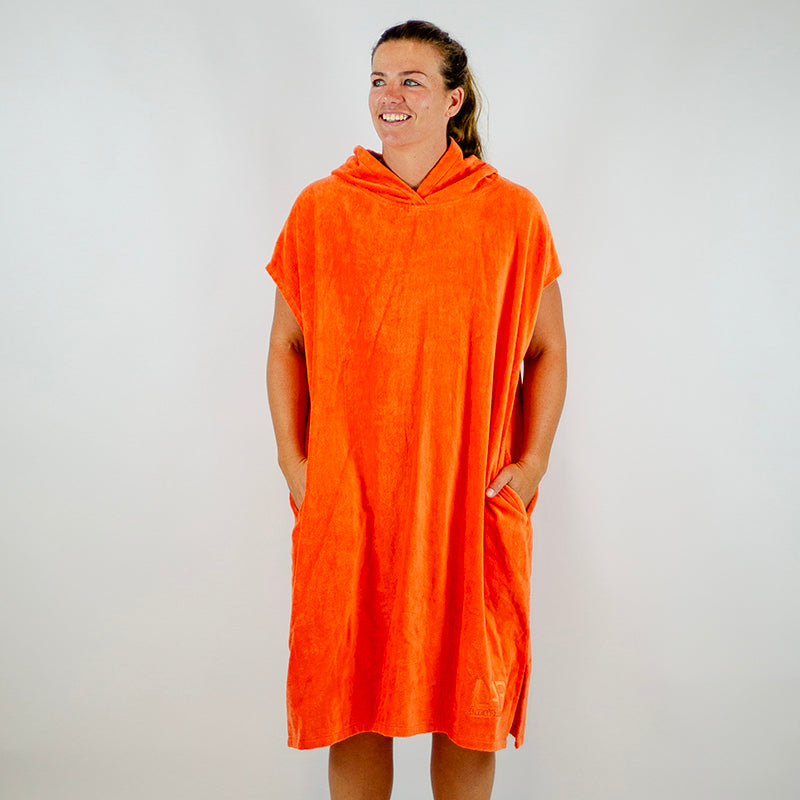 LAB Orange Hooded Towel