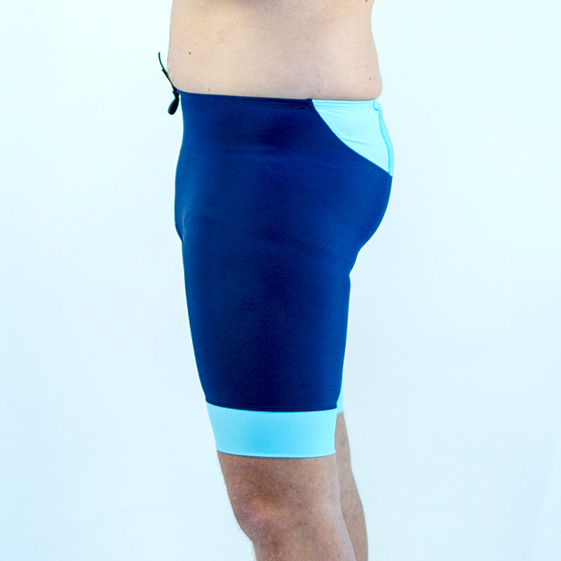 Blue Men's Tri Shorts