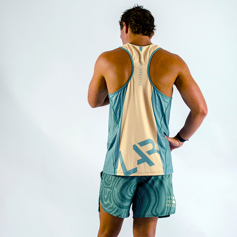 Olive Men's Run Singlet