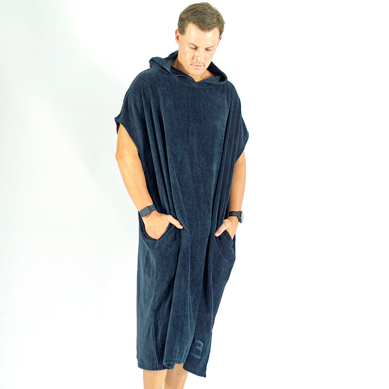 LAB Navy Hooded Towel