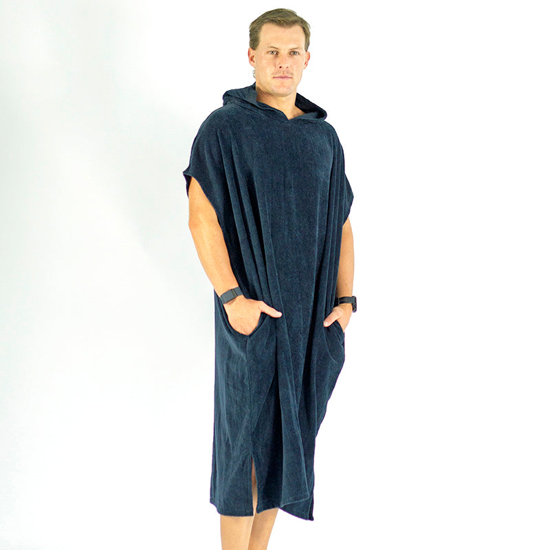 LAB Navy Hooded Towel