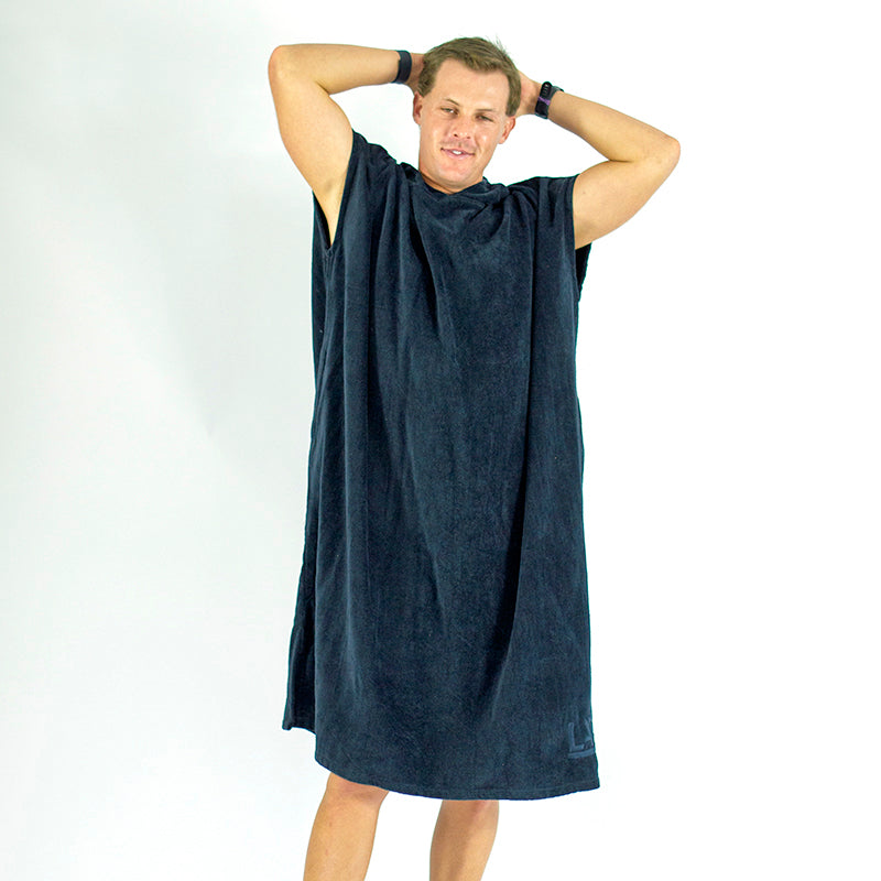 LAB Navy Hooded Towel