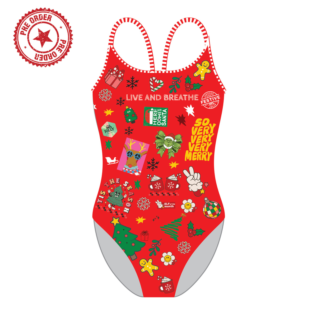 Festive AF V-Back