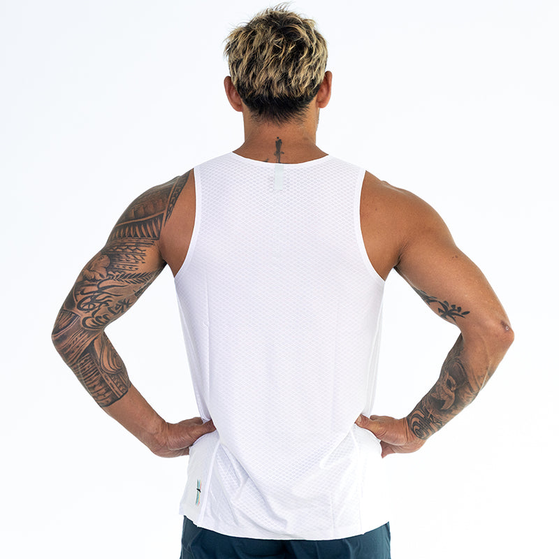 White Men's Velocity Run Tank