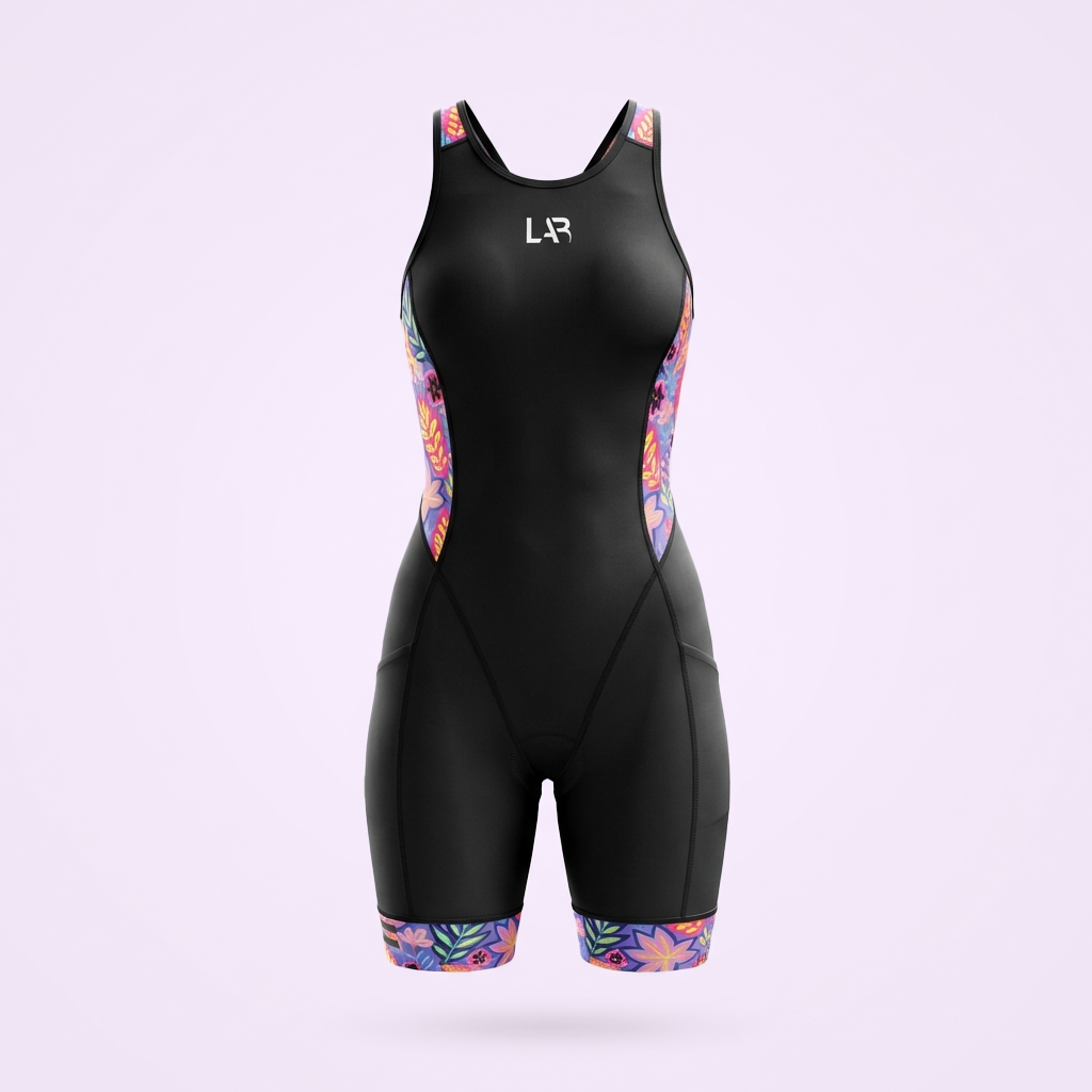 Purple Reign Open Back Tri Suit Girls