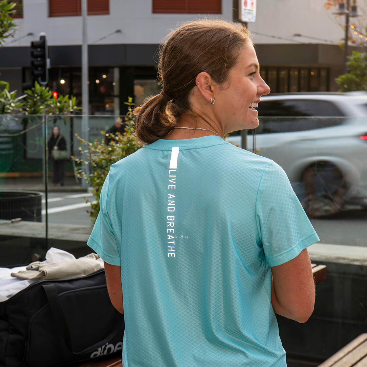 Blue Women's Tech Tee